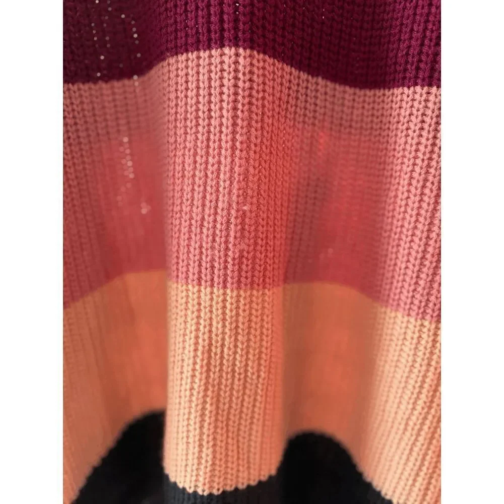 Lane Bryant Curvy Colorblock Knit Sweater